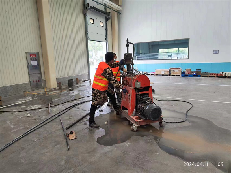 仓山厂房地面下沉塌陷注浆加固施工